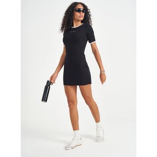 Vestido Canelado Colcci Sport Feminino Preto Slim
