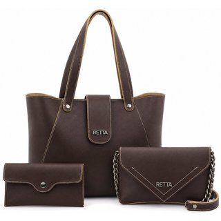 Kit 2 Bolsas Femininas Lara + Amália Grande e Transversal