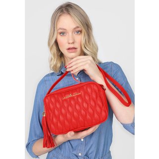 Bolsa Luiza Barcelos Matelassê Vermelha