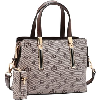 Bolsa Feminina Chenson Monograma Atemporal 3485414 Café