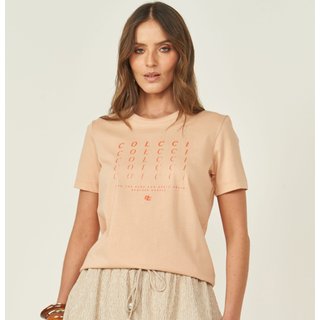 Camiseta Colcci Endless Ve26 Bege Feminino