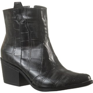 Bota Feminina Texana Western Cano Curto Via Birigui Preto