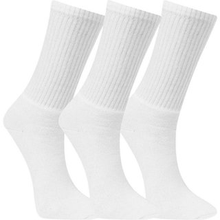 Meia Cano Alto Winston 3 Pares Branco Incolor