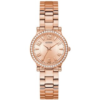 Relógio Guess Feminino Moldura Cristais Rosé Guess