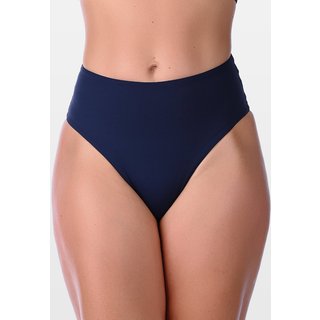 Calcinha Summer Soul Fio Dental Duplo Cintura Alta Azul Escuro