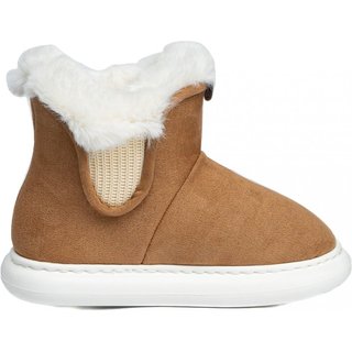Infantil - Pantufa Bota Feminina Flowfa Emma Flowfa Caramelo