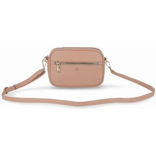 Bolsa Nina Crossbody Pequena Nude