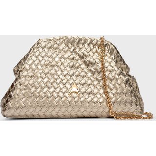 Bolsa Clutch Carrano 800871 Dourado