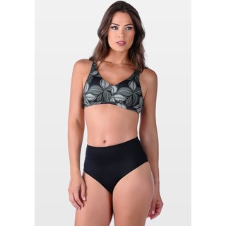 Biquíni Summer Soul Regata Sem Bojo Hot Pants Folhagem Verde