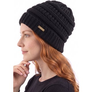 Gorro Enluaze Feminino De Malha Tricô 60018 - Preto