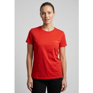Camiseta Feminina Calvin Klein Jeans Micrologo Vermelha