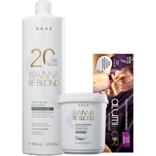 Kit BRAE Wanna Be Blond Cabelos Macios (3 Produtos)