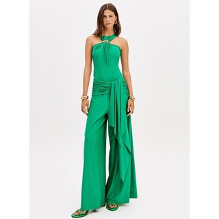 Calça Pantalona Cintura Alta Barra A Fio Lança Perfume