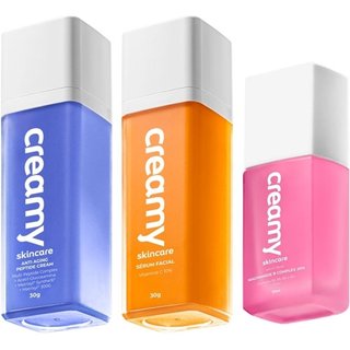 Kit Creamy Vitamina C Anti-Aging B Complex 20 (3 produtos)