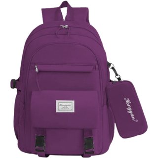 Mochila Feminina Escolar Bolsa Faculdade Viagem Anti Furto Star Shop Roxo