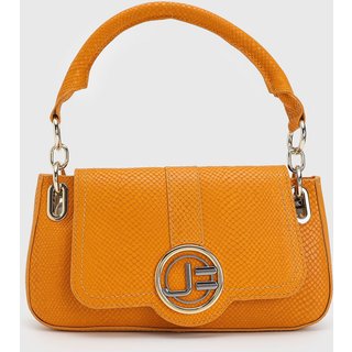 Bolsa Média Jorge Bischoff Texturizada Laranja
