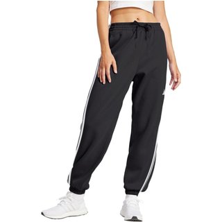Calça Essentials French Terry Cuffed 3 listras adidas Sportswear Preto