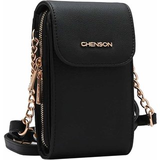 Bolsa Feminina Chenson Original Transversal Preto 3484935