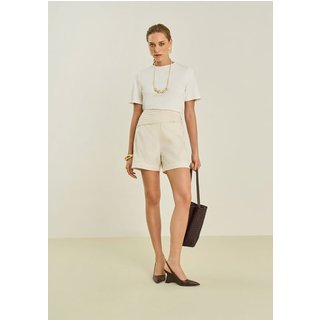 Bermuda Maria Valentina Reta Alta Off-white