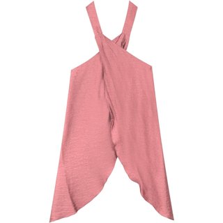 Blusa Alongada Com Amarração Em Tecido Texturizado