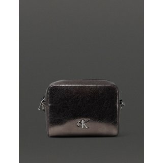 Bolsa Feminina Câmera Bag Metálica Calvin Klein Jeans - Grafite Calvin Klein Jeans