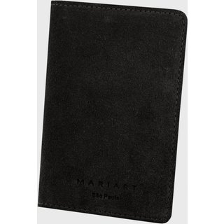 Carteira Couro Mariart Buriti Suede Preta