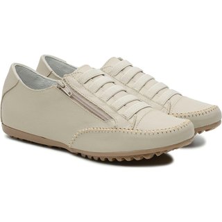 Sapato Mocassim Feminino Calce Facil SNT Bege
