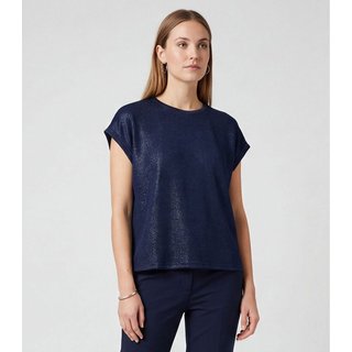 Blusa Feminina Manga Cavada Infinita Cor Azul