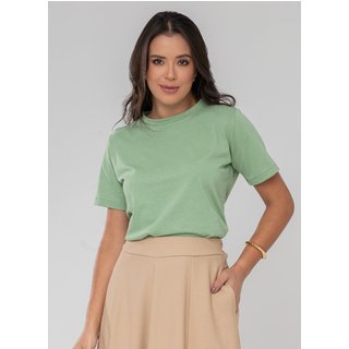 Camiseta Aura Joyce Malha Verde