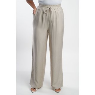 Calça Feminina Viscose Sh Fashion Pantalona Cintura Alta Cor Bege