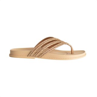 Tamanco Feminino Papete Grendene Hera Dourado