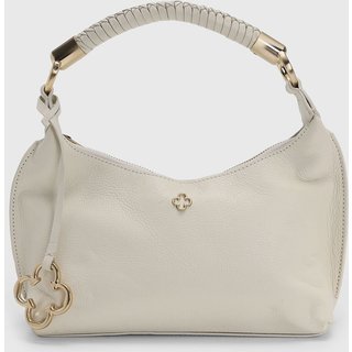 Bolsa Feminina Capodarte Média Alça Trançada Off-White