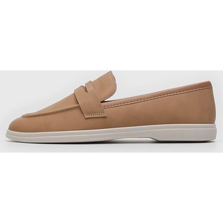 Mocassim Moleca Loafer Nude