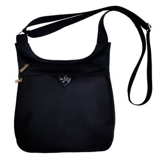 Bolsa Transversal Fashion Cor Preto Lefity