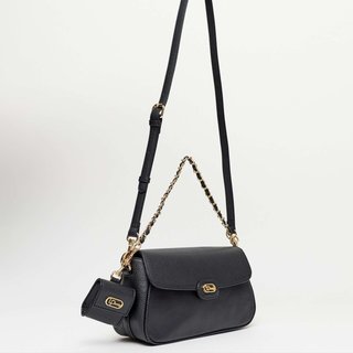 Bolsa Shoulder Easy Lança Perfume Charm Pr26 Preto Feminino