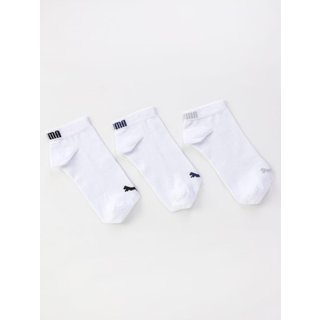 Kit 03 Meias Cano Curto Puma Feminina BRANCO
