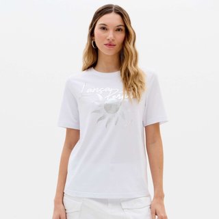 Camiseta Easy Lança Perfume Aplicação Ve26 Branco Feminino