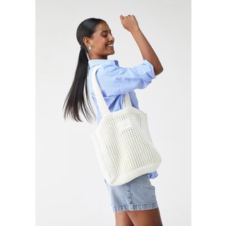 Bolsa Brizza Arezzo Croche Branca