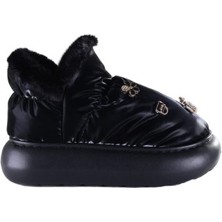Infantil - Pantufa Feminina Flowfa Lucy Classic com Pins Personalizáveis Preto Incolor