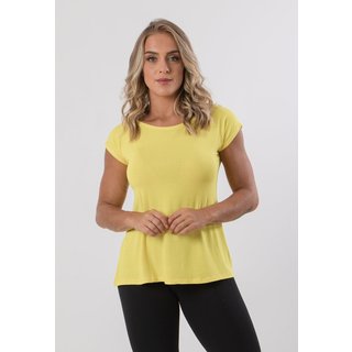 Blusa Rioutlet Furadinha Viscolycra Amarelo