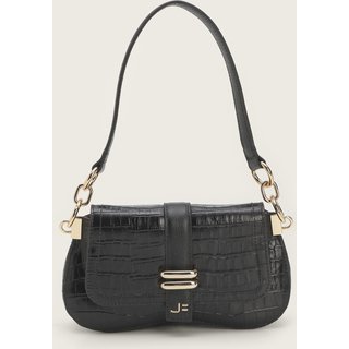 Bolsa Jorge Bischoff Croco Preta