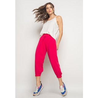 Calça Jogger Viscolinho Salvatore Fashion Rosa
