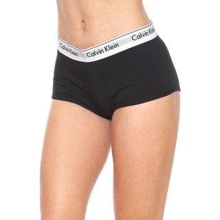 Calcinha Calvin Klein Underwear Boxer Logo Preta