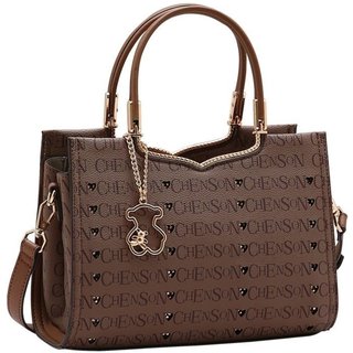 Bolsa Feminina Chenson Cristal Monograma 3485399 Café
