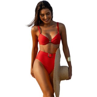 Conjunto Biquíni Mlev Wave Vermelho