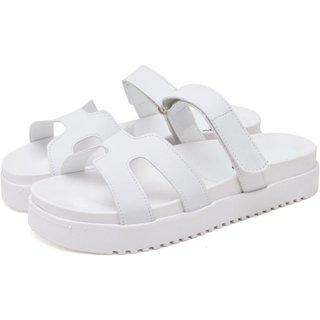 Sandália Plataforma Feminina DUBUY 2054FG Branco