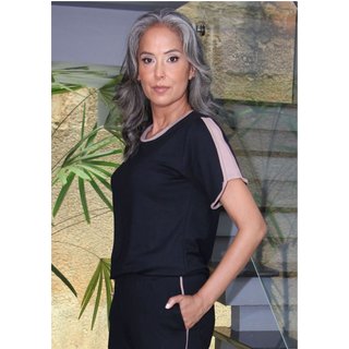 Blusa Manga Curta Pau a Pique Básica Preto PRETO - M Pau a Pique