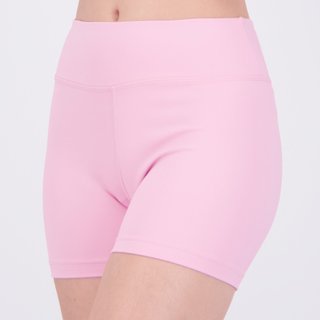 Shorts Fila Flat Life Feminino Rosa e Branco