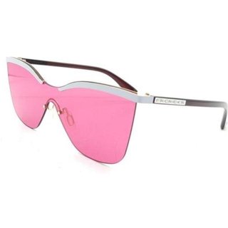 Óculos Prorider - Solar prata com lente rosa