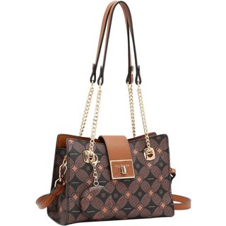 Bolsa Feminina Chenson Monograma Contemporâneo 3485379 Café